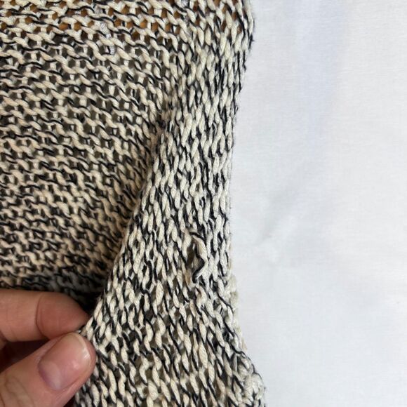 RD Style Cowl Neck Knit Two Tone Sweater Pullover Cozy Size Medium Casual Edgy - Picture 10 of 10